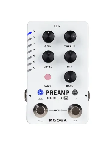 MOOER PEDAL PREAMP MODEL X X2