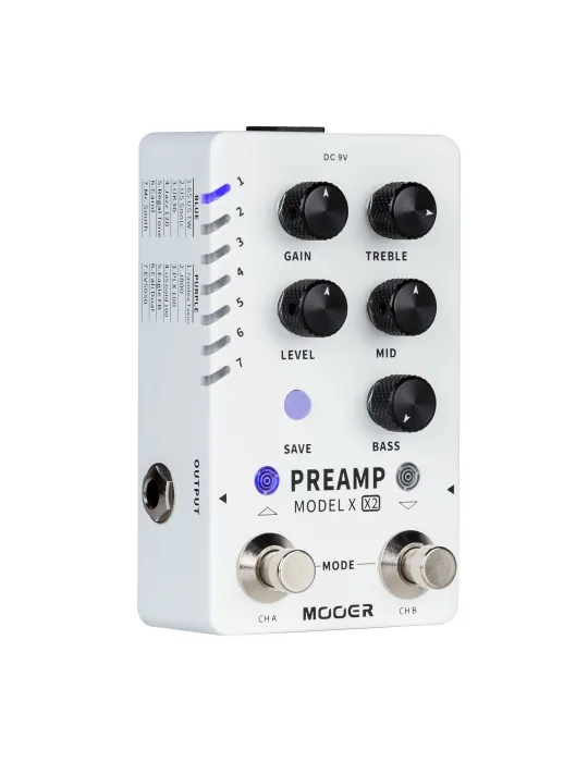  MOOER PEDAL PREAMP MODEL X X2|MusicGoodDeal 