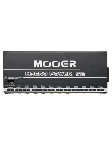  MOOER MACROPOWERS12 FUENTE DE ALIMENTACI? MACRO POWER S12|MusicGoodDeal 