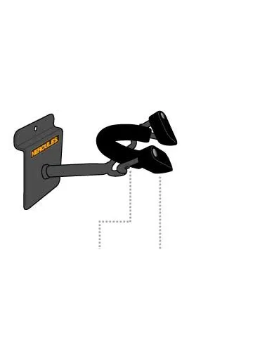  HERCULES DSP57SB WALL BRACKET VIOLIN DSP57SB|MusicGoodDeal 