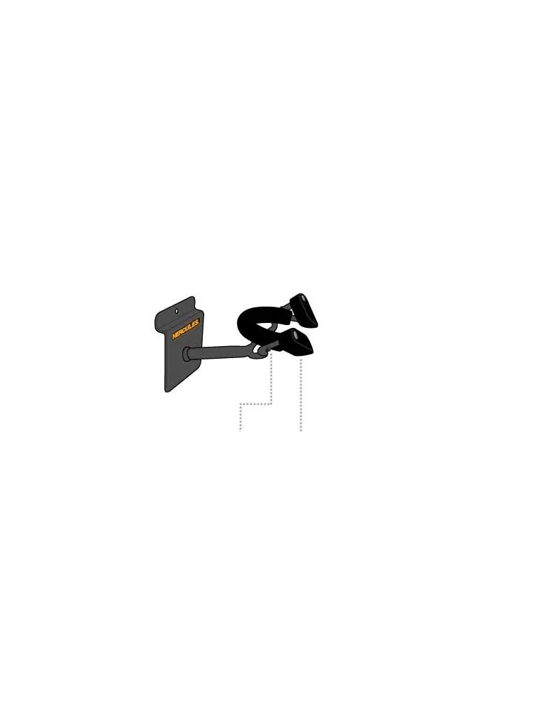  HERCULES DSP57SB WALL BRACKET VIOLIN DSP57SB|MusicGoodDeal 