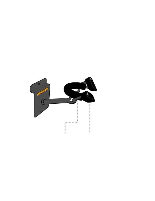 HERCULES DSP57SB WALL BRACKET VIOLIN DSP57SB|MusicGoodDeal 