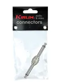  KIRLIN K2631PR 1/4 "MONO MALE NICKELE ADAPTER|MusicGoodDeal 