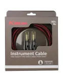  KIRLIN IWB201-6WBR GUITAR CABLE 6M JACK JACK|MusicGoodDeal 