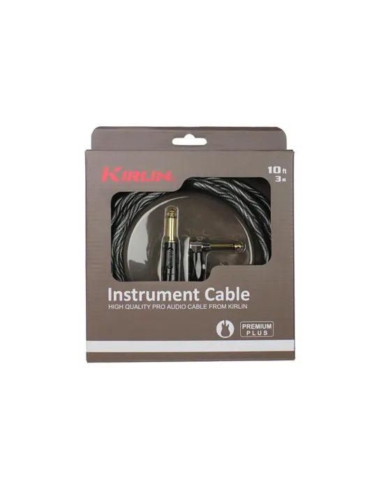  KIRLIN IWB202-6WBW GUITAR CABLE 6M JACK JACK ELBOW|MusicGoodDeal 