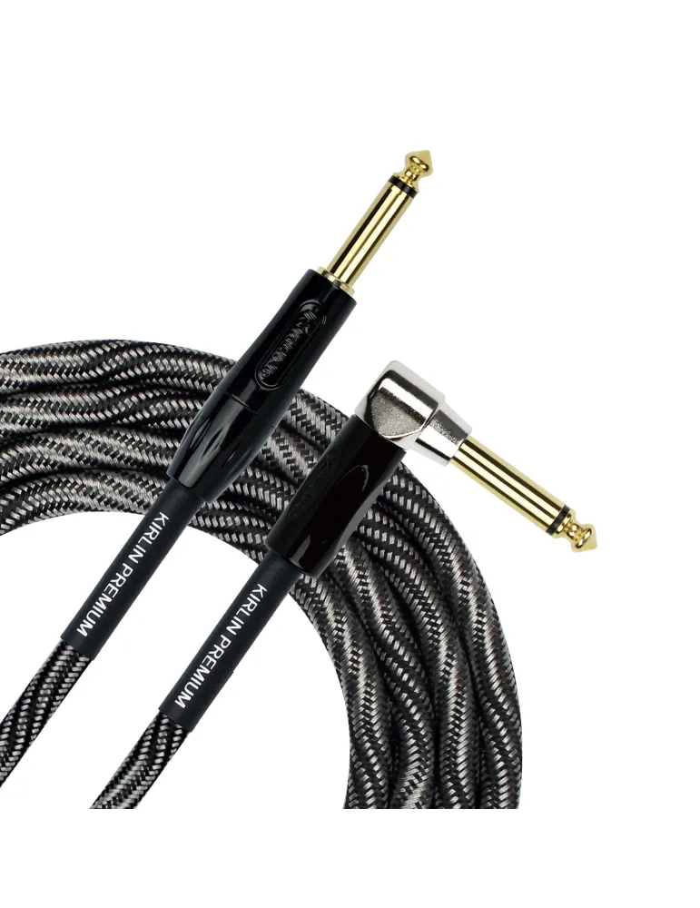  KIRLIN IWB202-6WBW GUITAR CABLE 6M JACK JACK ELBOW|MusicGoodDeal 