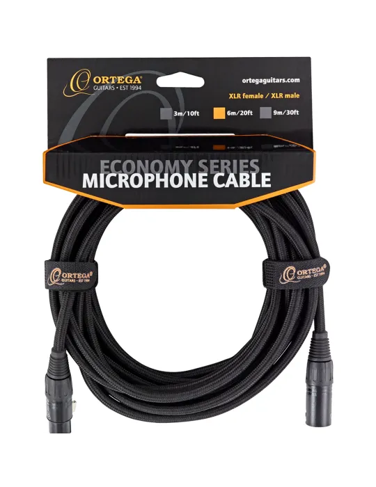  ORTEGA OECM-10XX MICROPHONE CABLE 3M XLR XLR|MusicGoodDeal 