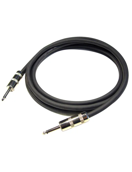  KIRLIN SBCV146-5BK LOUDSPEAKER CABLE 5M JACK-JACK BLACK|MusicGoodDeal 