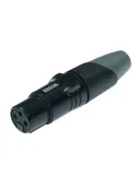  ENCHUFE HEMBRA ENOVA XLR NEGRO|MusicGoodDeal 