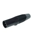  ENCHUFE ENOVA XLR MACHO NEGRO|MusicGoodDeal 