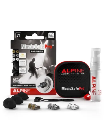  ALPINE MSAFEPRO-BK MUSICSAFE PRO BLACK CAPS|MusicGoodDeal 
