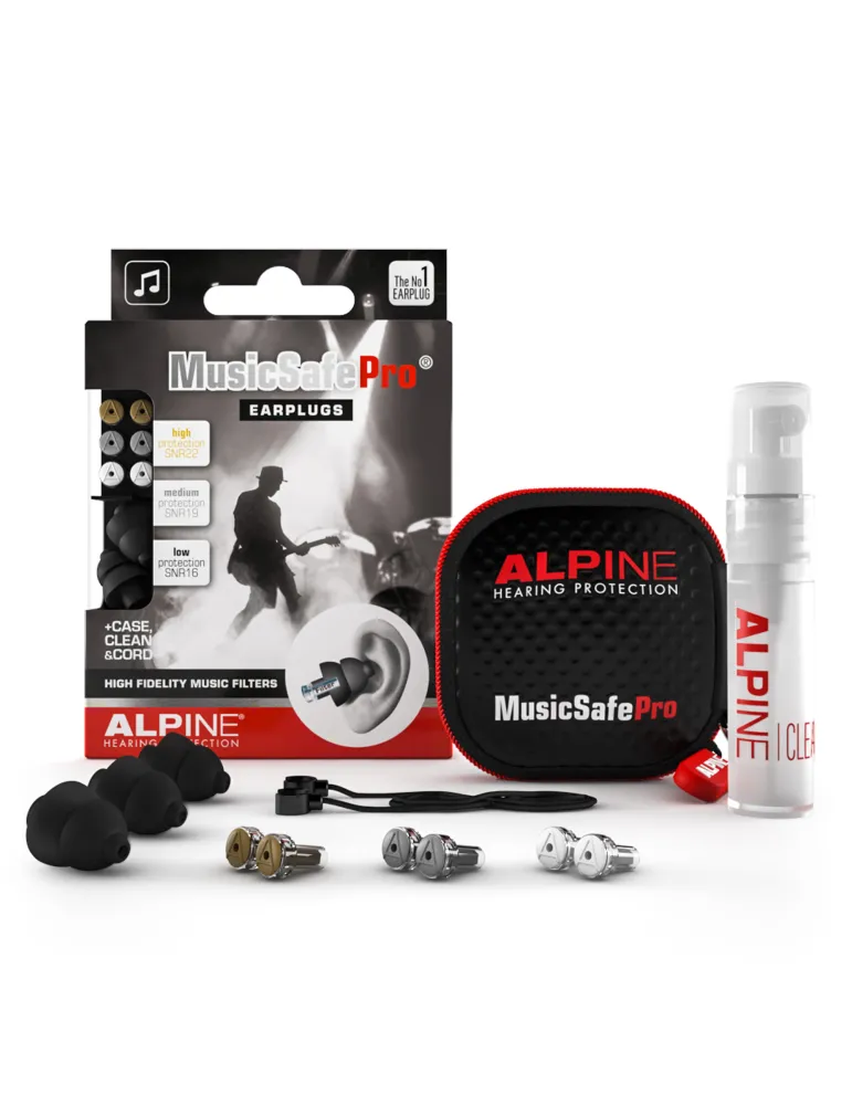  ALPINE MSAFEPRO-BK MUSICSAFE PRO BLACK CAPS|MusicGoodDeal 
