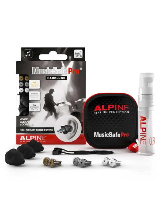  ALPINE MSAFEPRO-BK MUSICSAFE PRO BLACK CAPS|MusicGoodDeal 