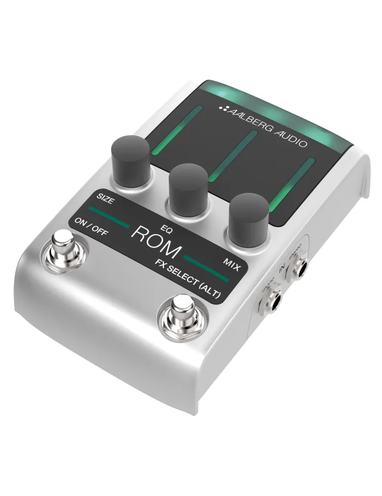 AALBERG RO1 PEDAL DE REVERB DE AUDIO ROM|MusicGoodDeal 