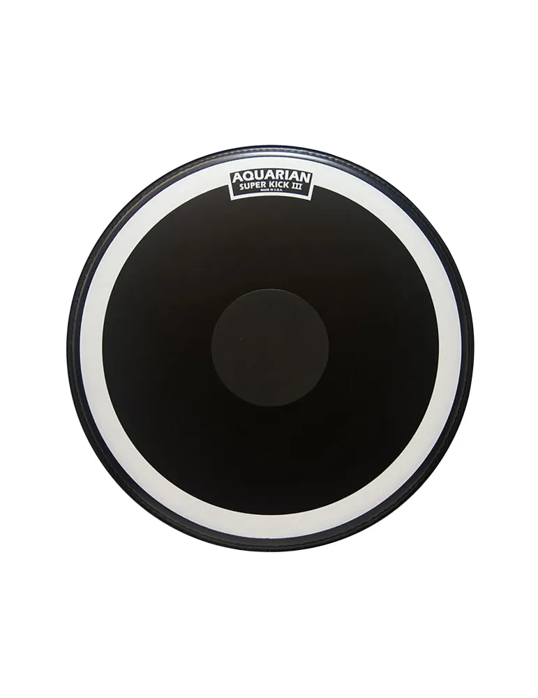  AQUARIAN SKIN SUPERKICK III 22" BLACK|MusicGoodDeal 