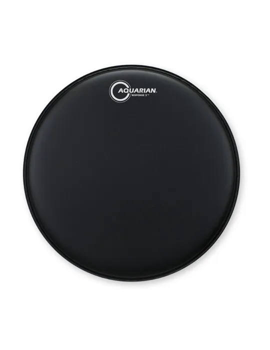  AQUARIAN SKIN RESPONSE 2 S 8" BLACK|MusicGoodDeal 