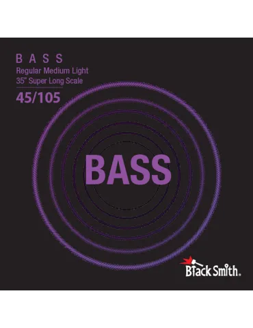  BLACK SMITH NW45105-435 4 STRING BASS SET 45-105 35|MusicGoodDeal 
