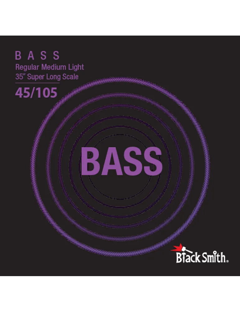  BLACK SMITH NW45105-435 4 STRING BASS SET 45-105 35|MusicGoodDeal 