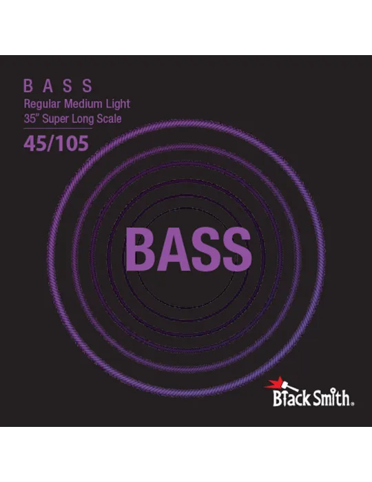  BLACK SMITH NW45105-435 4 STRING BASS SET 45-105 35|MusicGoodDeal 