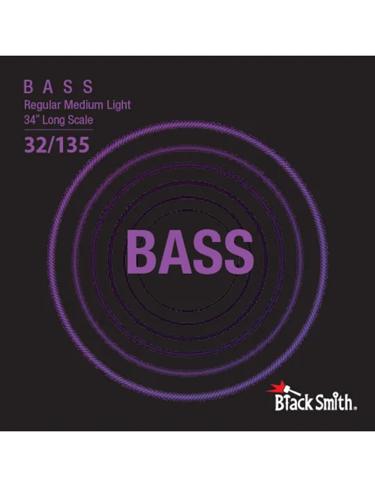  BLACK SMITH NW32135-634 BASS SET 6 STRINGS 32-135 34|MusicGoodDeal 