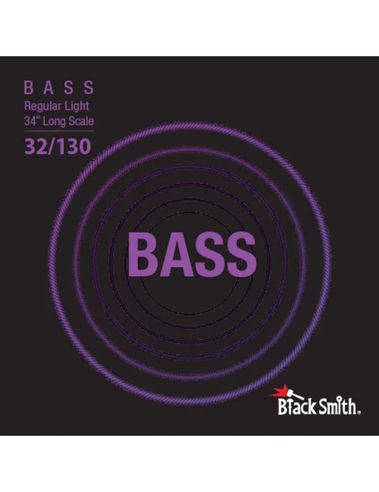  BLACK SMITH NW32130-634 BASS SET 6 STRINGS 32-130 34|MusicGoodDeal 