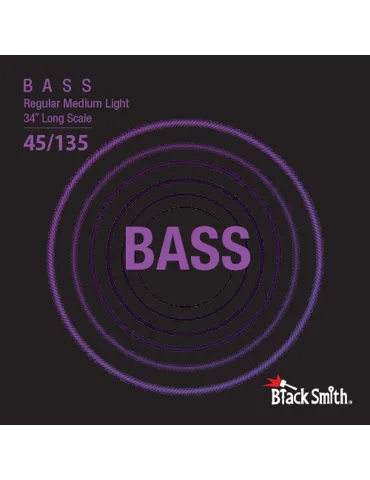  BLACK SMITH NW45135-534 BASS SET 5 STRINGS 45-135 34|MusicGoodDeal 