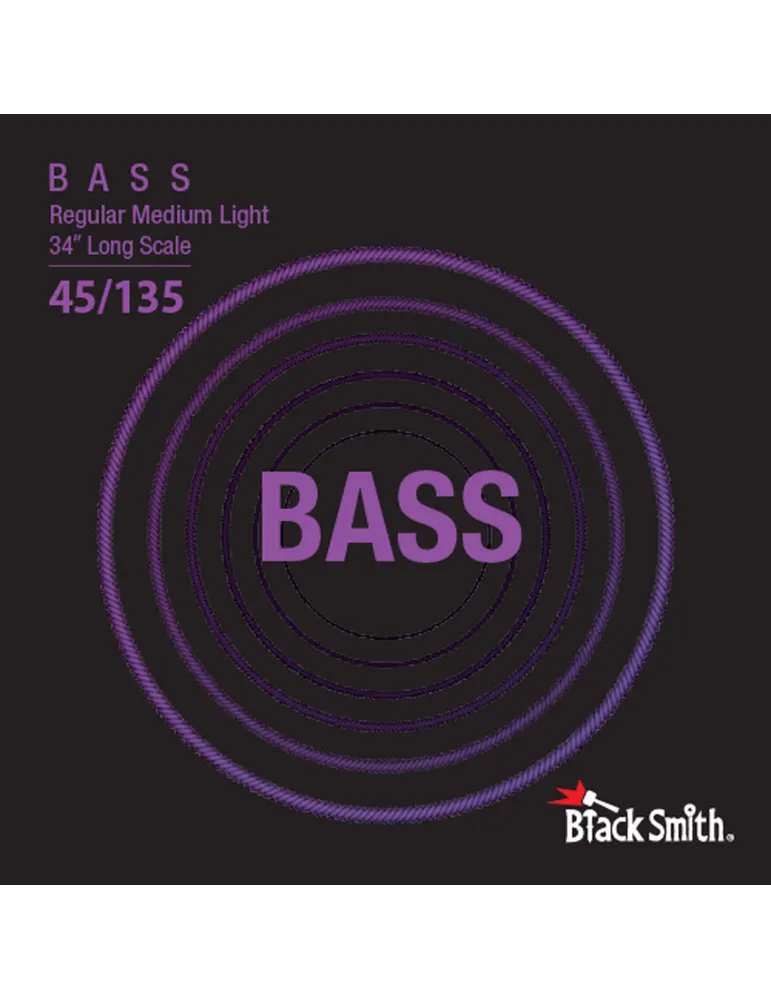  BLACK SMITH NW45135-534 BASS SET 5 STRINGS 45-135 34|MusicGoodDeal 