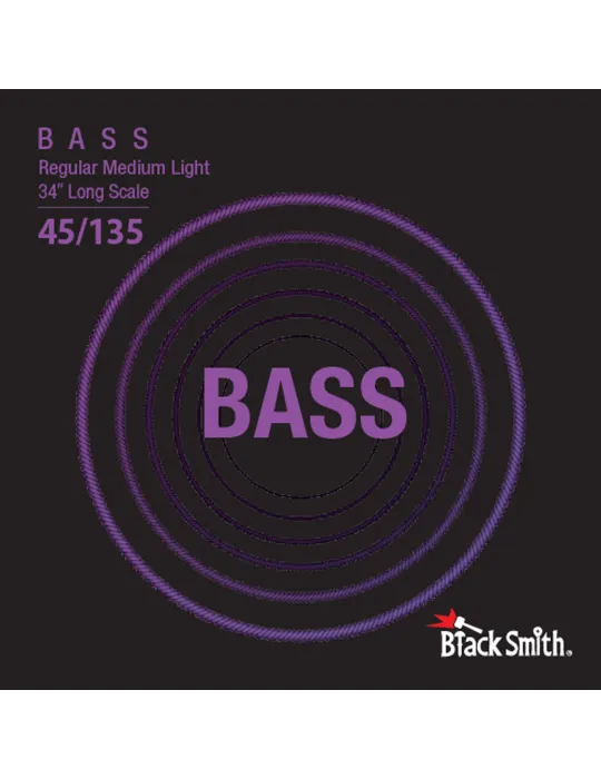  BLACK SMITH NW45135-534 BASS SET 5 STRINGS 45-135 34|MusicGoodDeal 