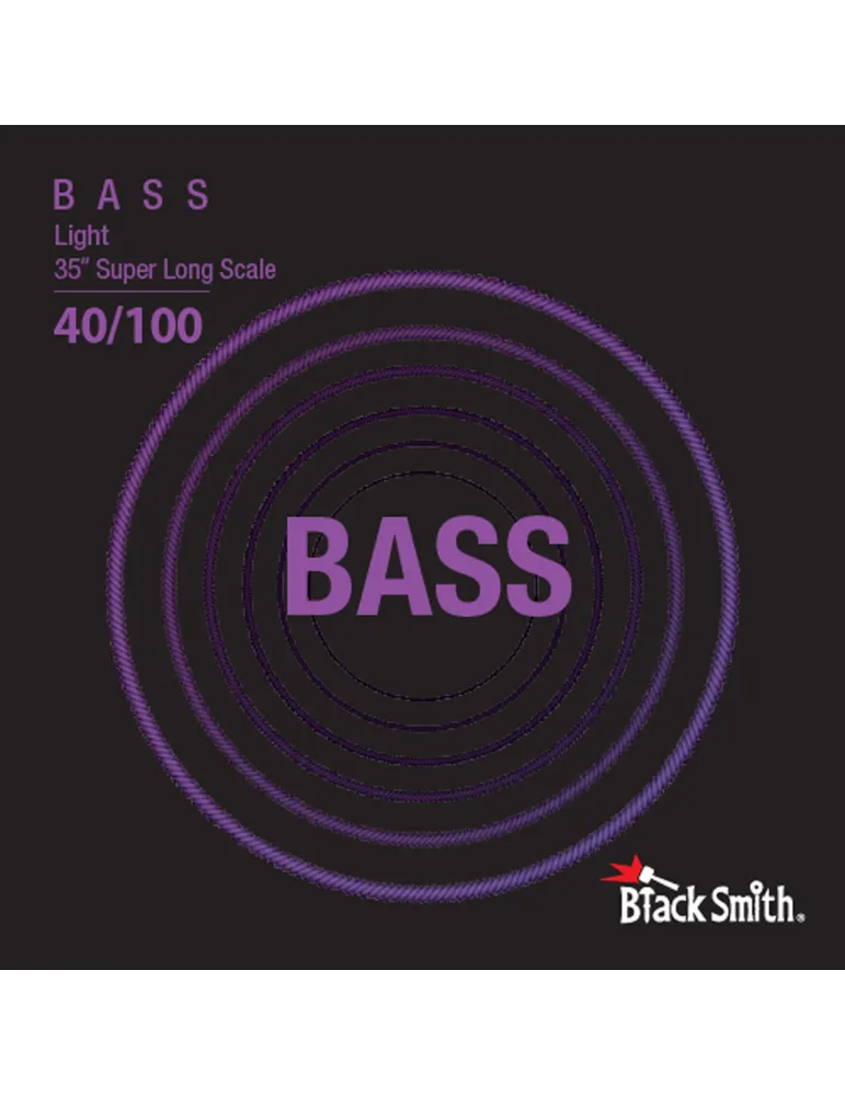  BLACK SMITH NW40100-435 BASS SET 4 STRINGS 40-100 35|MusicGoodDeal 