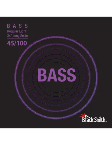  BLACK SMITH NW45100-434 4 STRING BASS SET 45-100 34|MusicGoodDeal 