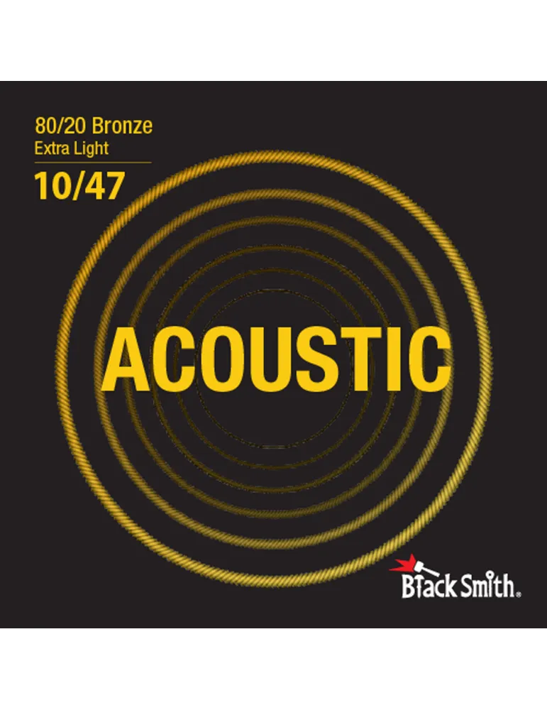  BLACK SMITH BR1047 ACOUSTIC GAME BRONZE 10-47|MusicGoodDeal 