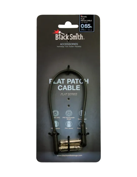  BLACK SMITH CABLE PATCH 0.20M JACKS COUD|MusicGoodDeal 