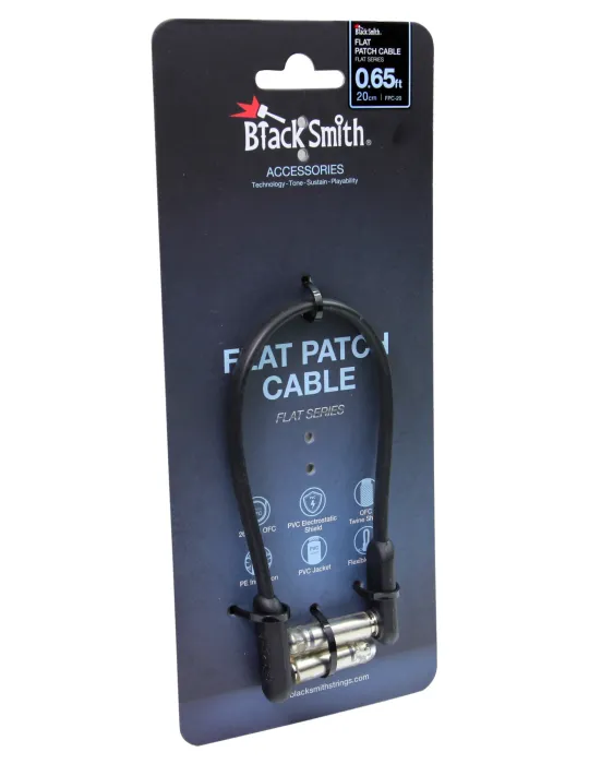  BLACK SMITH CABLE PATCH 0.20M JACKS COUD|MusicGoodDeal 