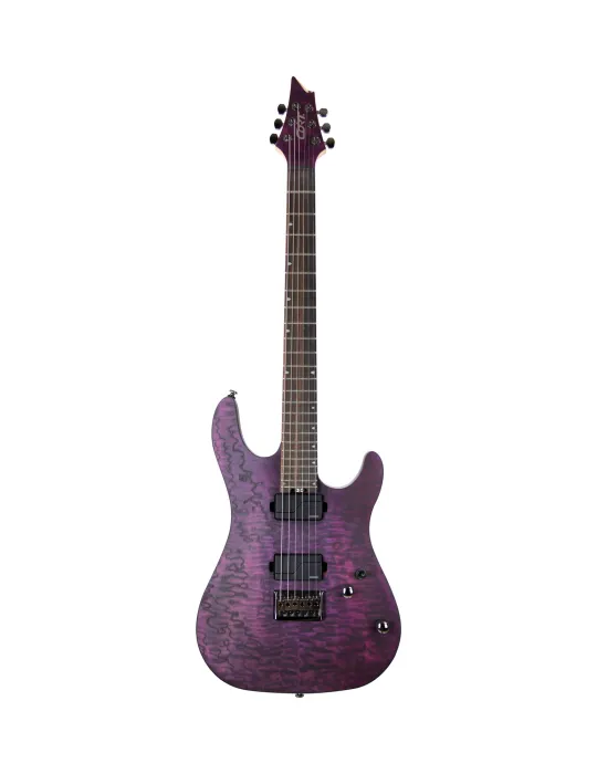  GUITARRA DE CORTE KX500 GRABADA MORADO OSCURO|MusicGoodDeal 