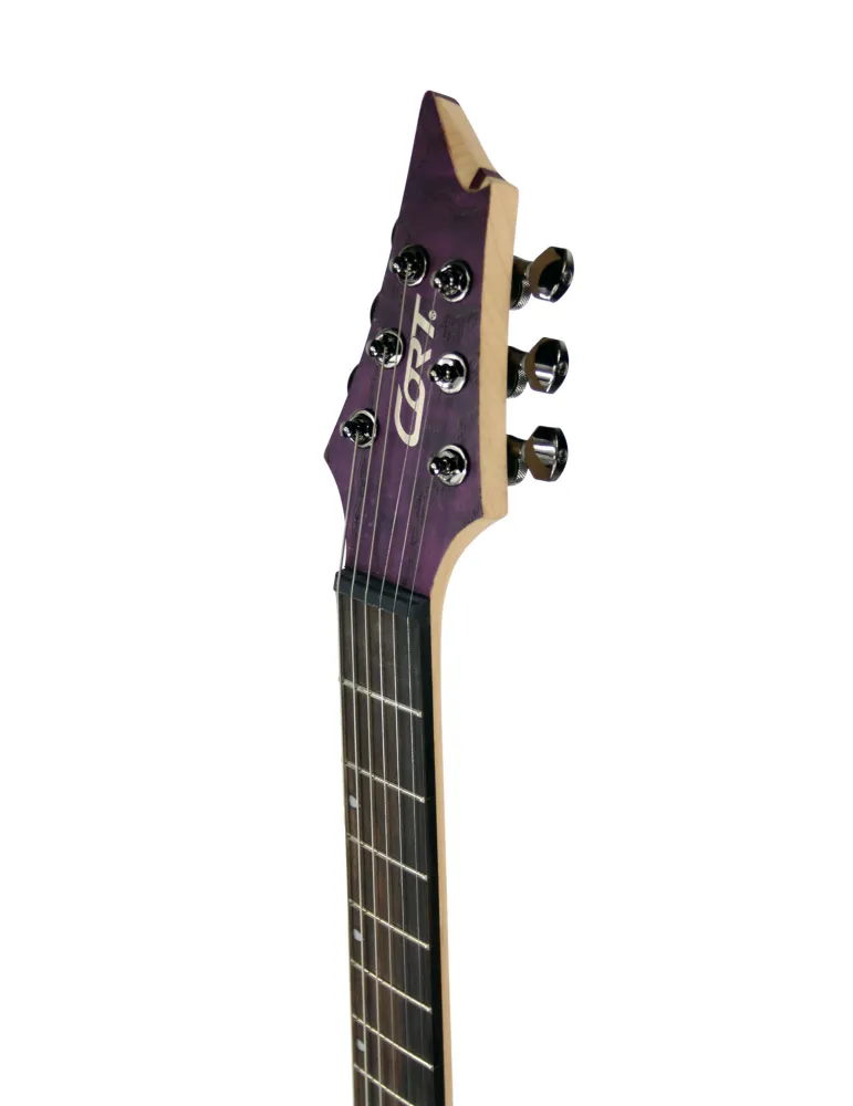  GUITARRA DE CORTE KX500 GRABADA MORADO OSCURO|MusicGoodDeal 