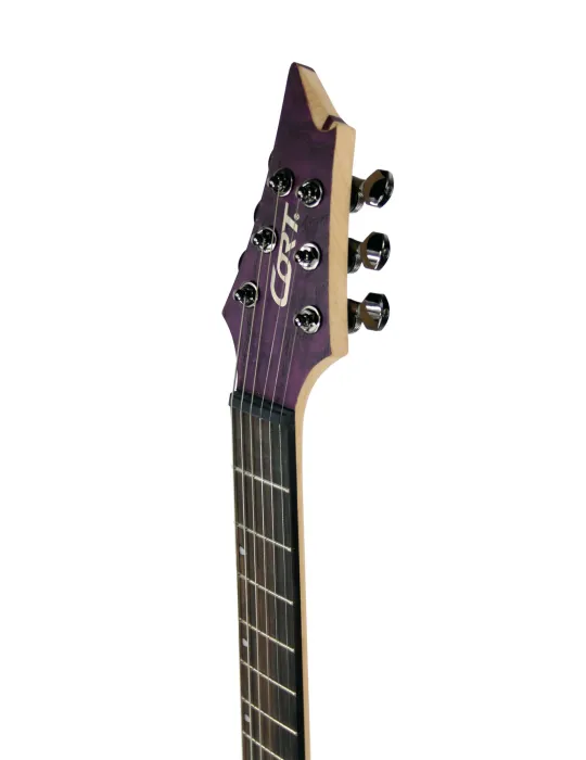  GUITARRA DE CORTE KX500 GRABADA MORADO OSCURO|MusicGoodDeal 