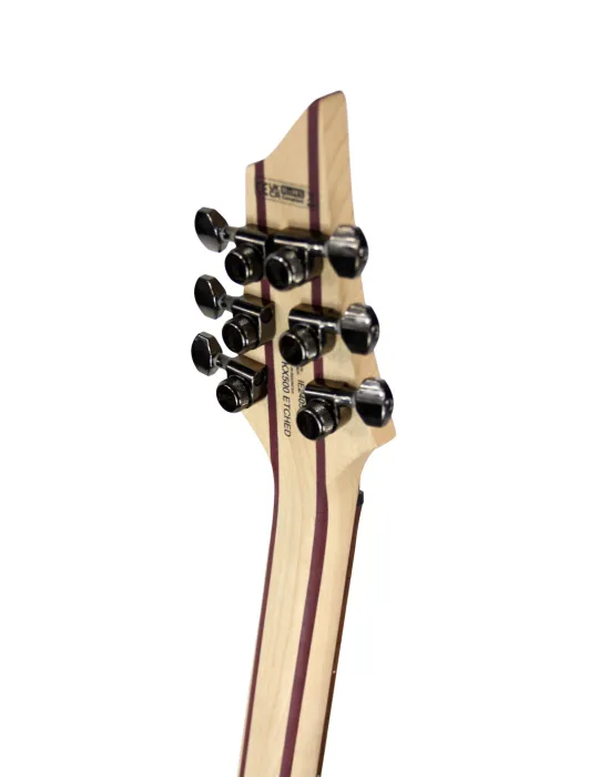  GUITARRA DE CORTE KX500 GRABADA MORADO OSCURO|MusicGoodDeal 