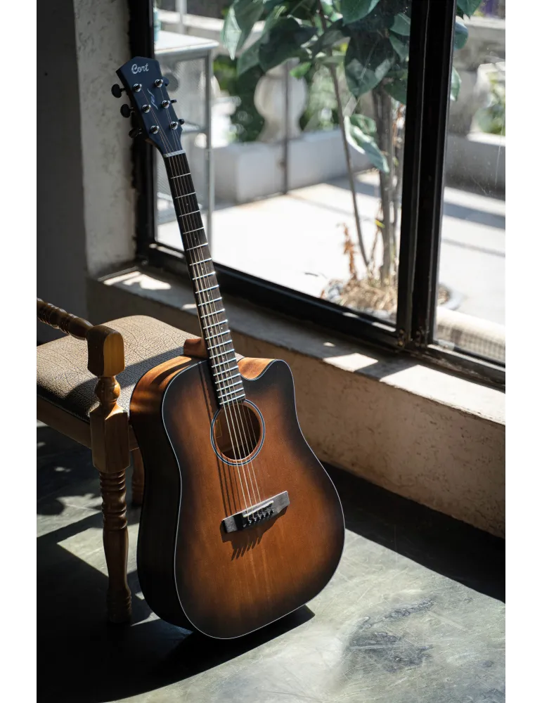  CORT GITARRE CORE-DC MAHAGONI BLACK BURST|MusicGoodDeal 