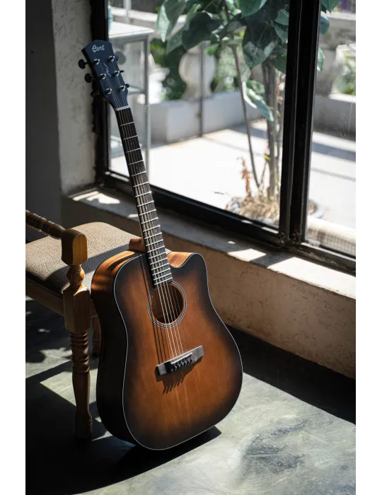  CORT GITARRE CORE-DC MAHAGONI BLACK BURST|MusicGoodDeal 