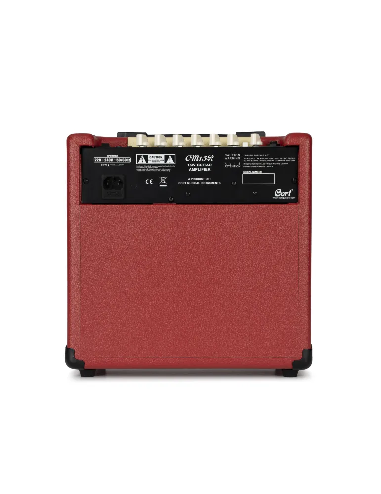  CORT CM15RDR RED REVERB 15W GUITAR AMPLIFIER|MusicGoodDeal 
