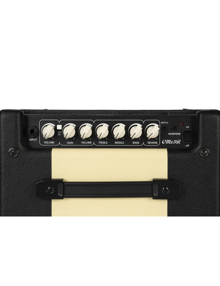  CORT CM15RBK GUITAR AMPLIFIER 15W REVERB BLACK|MusicGoodDeal 