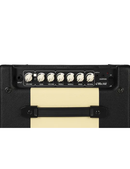  CORT CM15RBK GUITAR AMPLIFIER 15W REVERB BLACK|MusicGoodDeal 