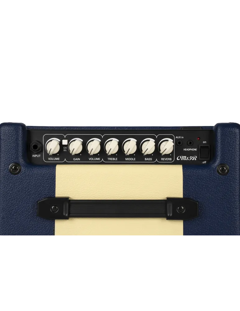  CORT CM15RDB GUITAR AMPLIFIER 15W REVERB BLUE|MusicGoodDeal 