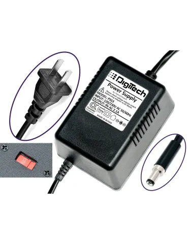 DIGITECH POWER SUPPLY 9V DC 230V 2.1A EU|MusicGoodDeal 