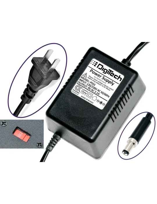  DIGITECH FUENTE DE ALIMENTACIÓN 9V DC 230V 2.1A EU|MusicGoodDeal 