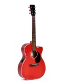  DITSON BY SIGMA DITSON SERIES 10 000C-10E-TRD RED SATIN|MusicGoodDeal 