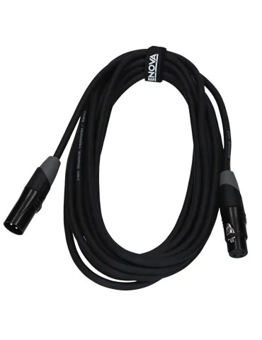  ENOVA MICRO XLR CABLE 6M BLACK|MusicGoodDeal 