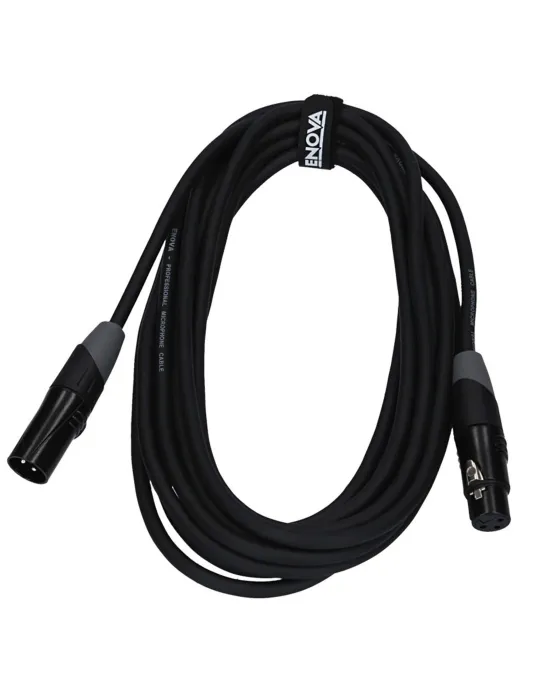  ENOVA MICRO XLR CABLE 6M BLACK|MusicGoodDeal 