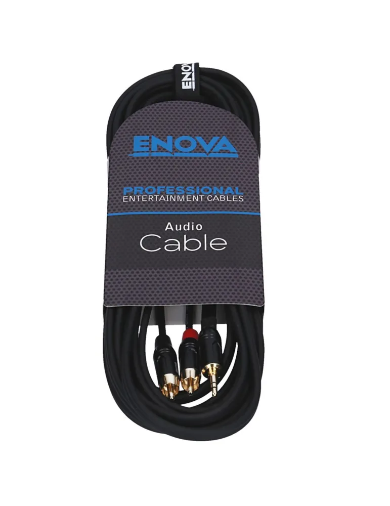  ENOVA PATCH CABLE JACK 3.5 - 2X RCA 6M|MusicGoodDeal 
