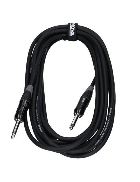  ENOVA INSTRUMENT CABLE JACK 6M BLACK|MusicGoodDeal 